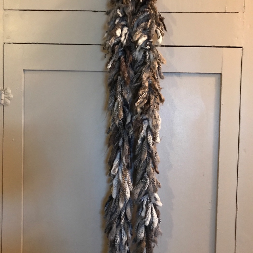Scarf handmade browns.